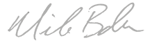 Mike Baker Signature