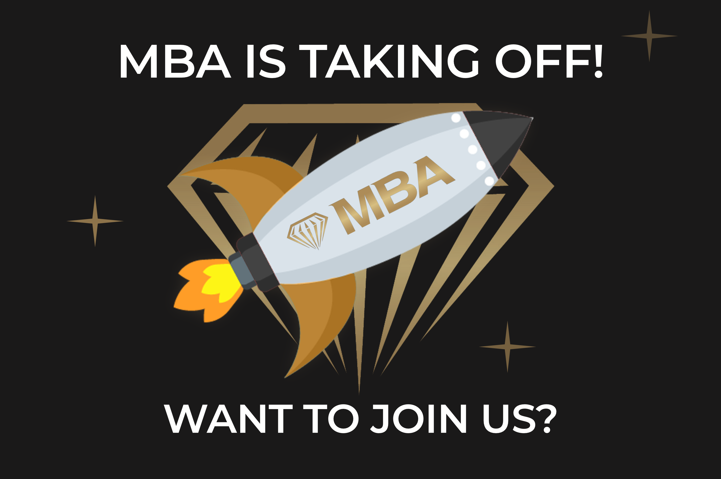 MBA is taking off! Want to join us?